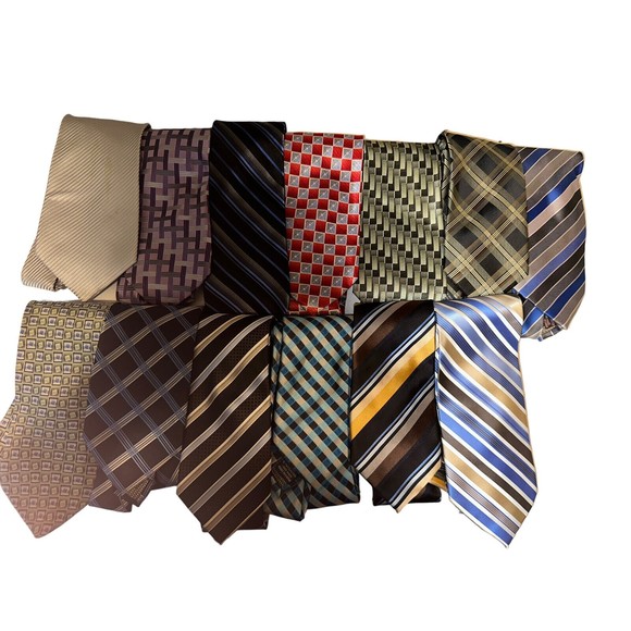 Covington Tie Lot of 13, 100% silk - Picture 1 of 4